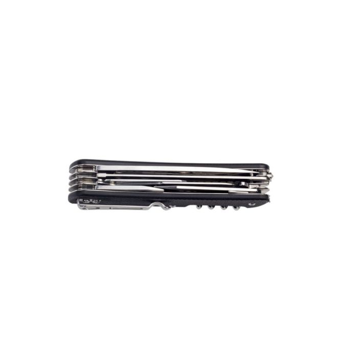 Багатофункціональний ніж Ruike Criterion L42, (8.5 см) 12C27 / G10 чорний, 19 інстр.