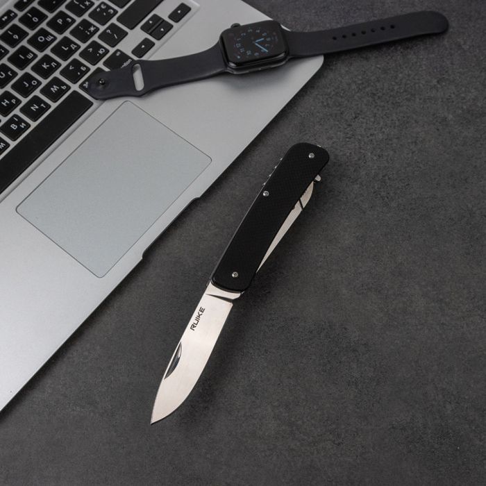 Багатофункціональний ніж Ruike Criterion L42, (8.5 см) 12C27 / G10 чорний, 19 інстр.