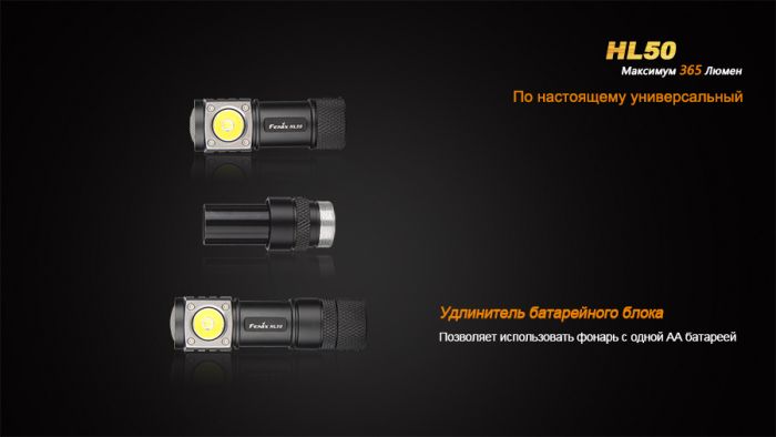 Ліхтар налобний Fenix HL50 XM-L2 T6