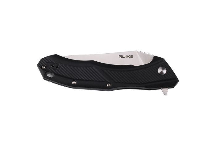 Ніж складаний туристичний Ruike D198-PB, (9.8 см) 8Cr13Mov / PA66 GF-35 чорний