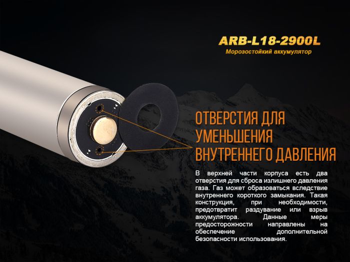 Акумулятор 18650 Fenix (2900 mAh)