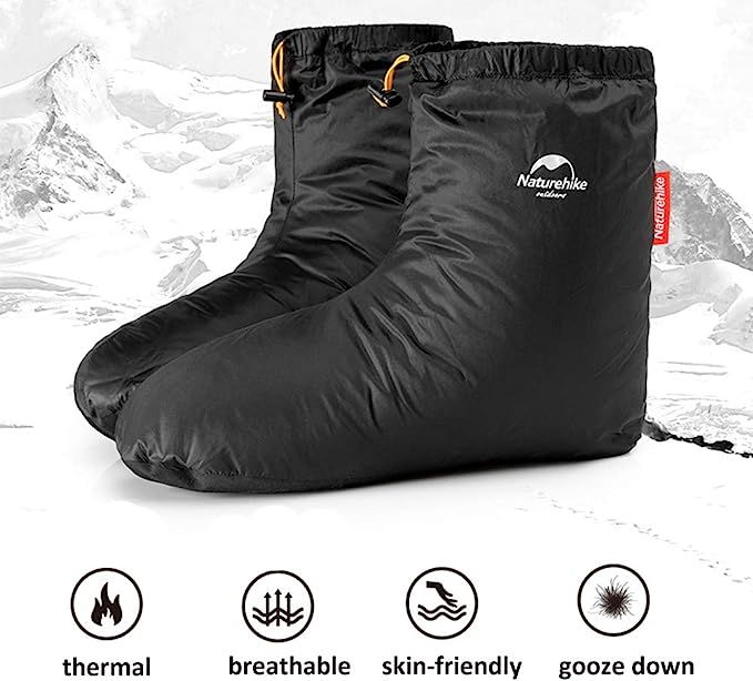 Черевики на гусячому пуху Naturehike NH18S023-T, розмір S, чорні