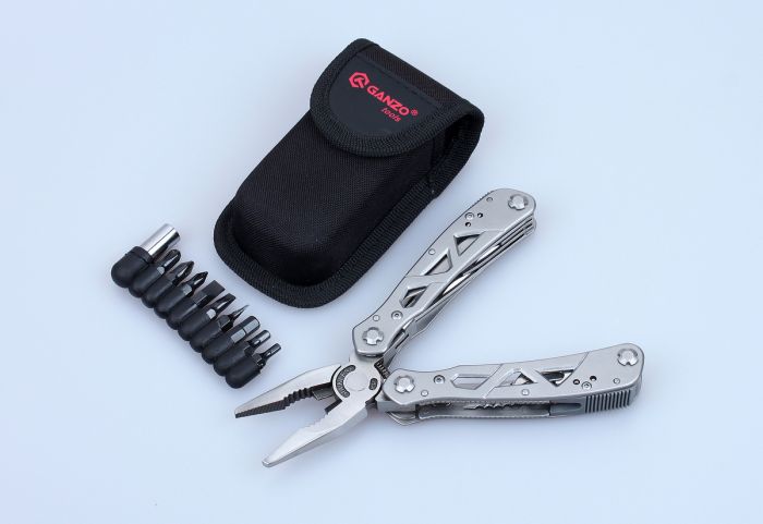 Мультитул Ganzo G112, (16.5 см) 13 функцій + біти та чохол