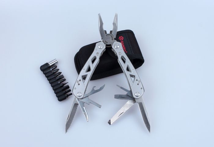 Мультитул Ganzo G112, (16.5 см) 13 функцій + біти та чохол