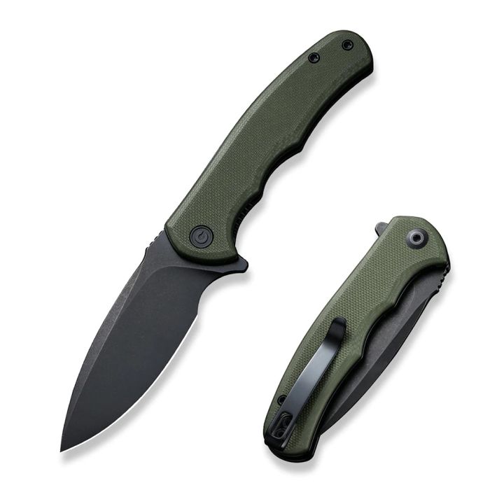 Ніж складаний кишеньковий Civivi Mini Praxis, (7.5 см) D2 / G10 зелений 
