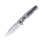 Ніж складаний туристичний Ruike M875-TZ, (8.9 см) N690Co / TC4 (титан) сірий