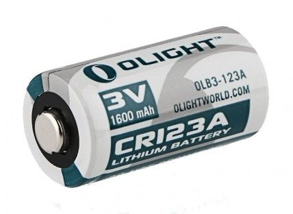 Батарейка Olight CR123A 3.0V, 1600mAh