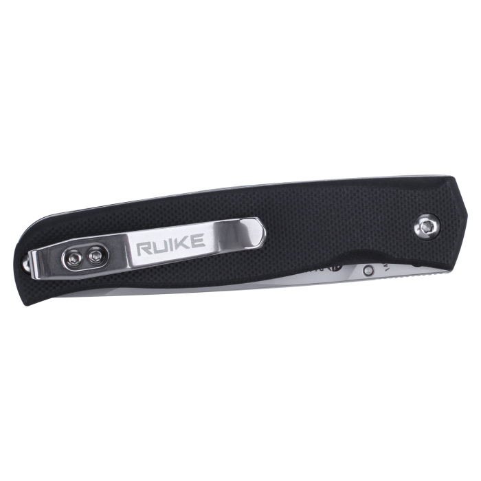 Ніж складаний кишеньковий Ruike P661-B, (7.4 см) 14C28N / G10 чорний
