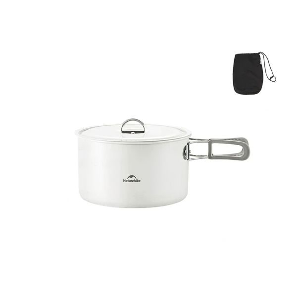 Каструля із керамічним антипригарним покриттям Naturehike CNK2450CF013, 1.7 л, алюміній