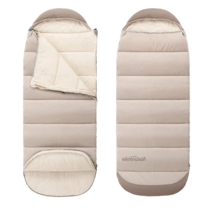 Спальний мішок з капюшоном Naturehike B400 NH21MSD11, бежевий