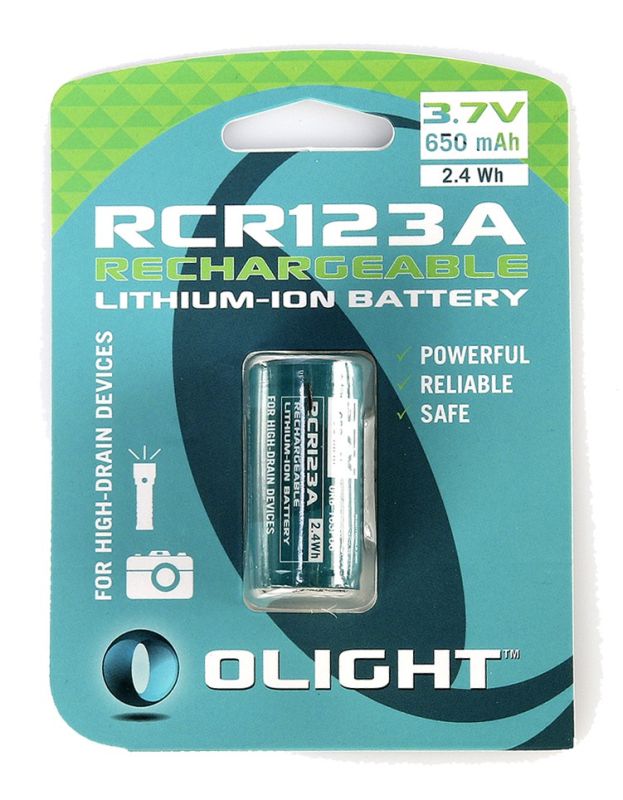 Акумулятор Olight RCR123 (16340) 650 mAh
