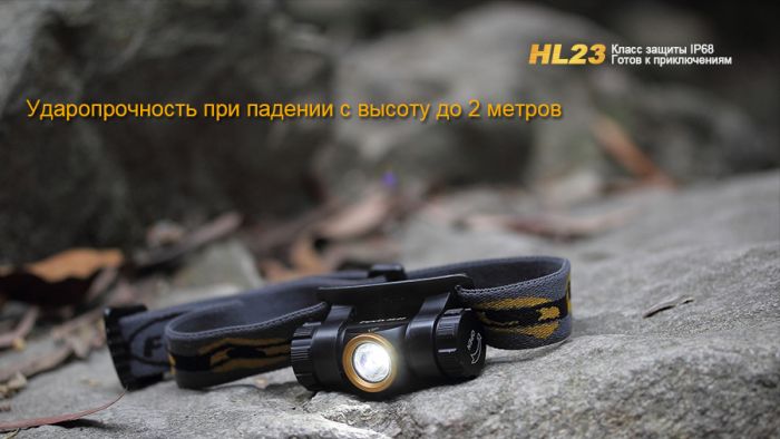 Ліхтар налобний Fenix HL23 жовтий