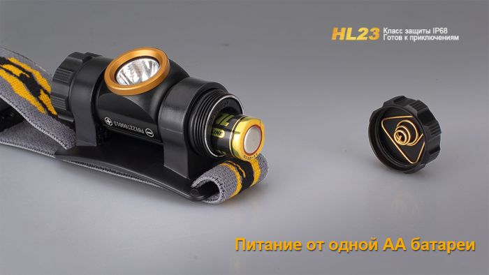 Ліхтар налобний Fenix HL23 жовтий