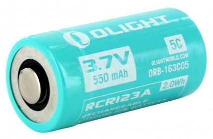 Акумулятор Olight RCR123 (16340) 550mAh для S1R