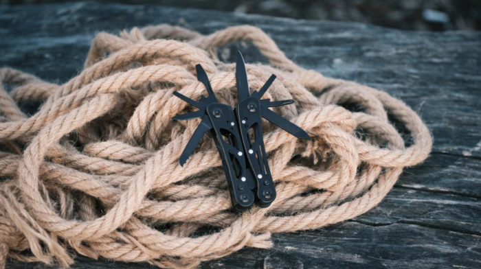 Мультитул Ganzo G104S, (16.5 см) 11 функцій, чорний + чохол