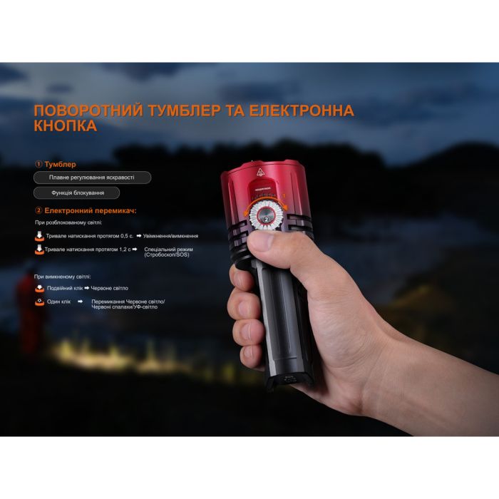 Ліхтар пошуковий ручний Fenix LR35R PRO | Лімітована серія