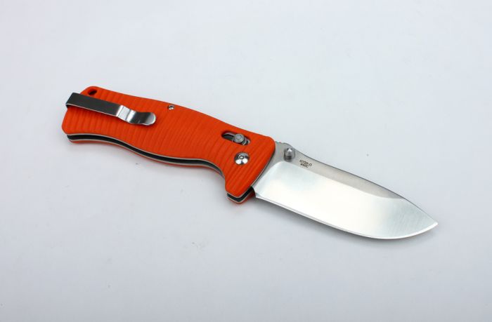 Ніж складаний туристичний Ganzo G720 (9 см) 440C / G10 зелений