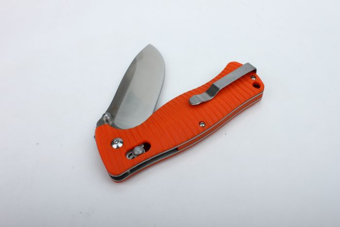 Ніж складаний туристичний Ganzo G720 (9 см) 440C / G10 помаранчевий