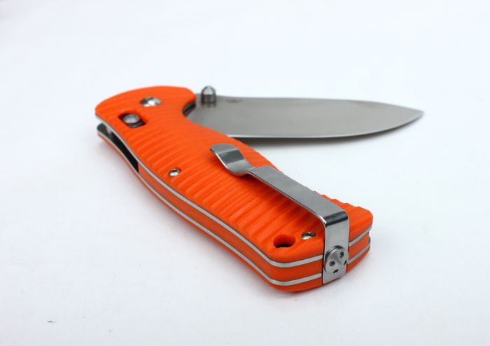 Ніж складаний туристичний Ganzo G720 (9 см) 440C / G10 помаранчевий
