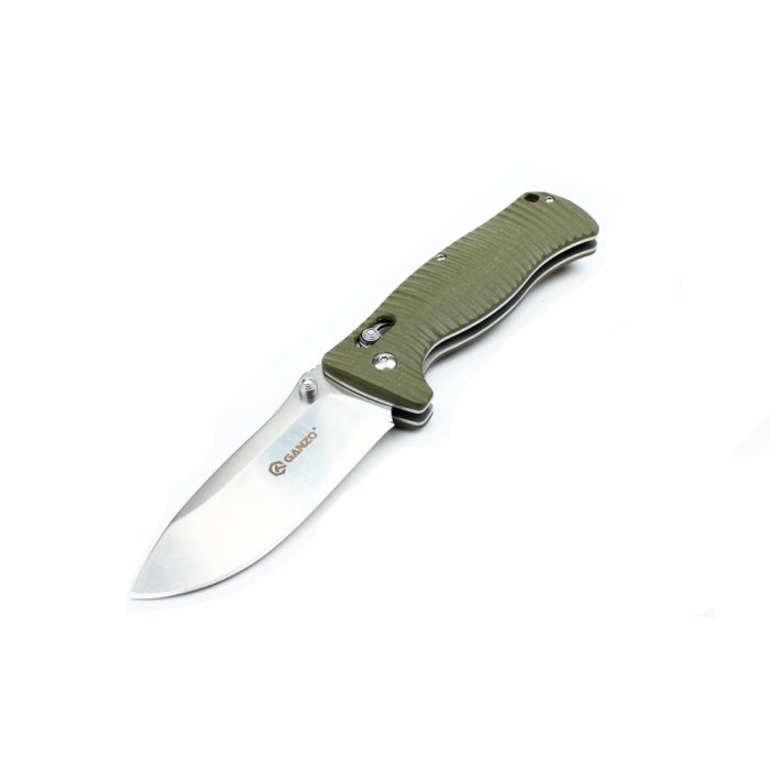 Ніж складаний туристичний Ganzo G720 (9 см) 440C / G10 помаранчевий