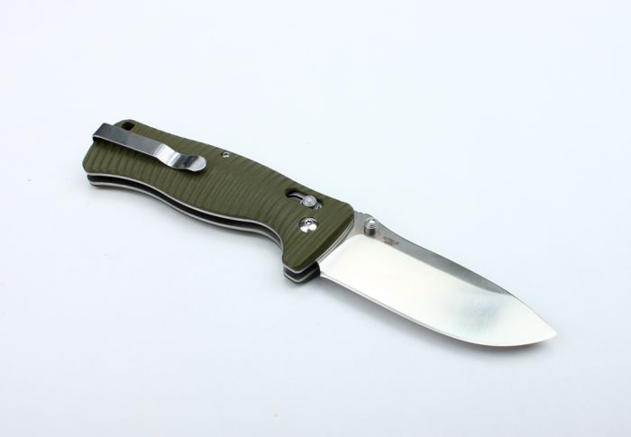 Ніж складаний туристичний Ganzo G720 (9 см) 440C / G10 зелений