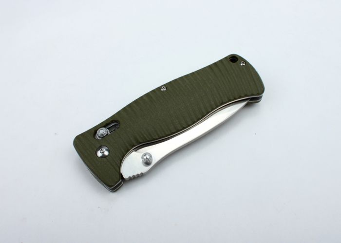 Ніж складаний туристичний Ganzo G720 (9 см) 440C / G10 зелений