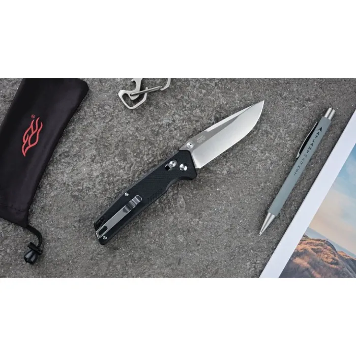 Ніж складаний туристичний  Firebird FB7601 (8.7 см) 440С / G10 чорний