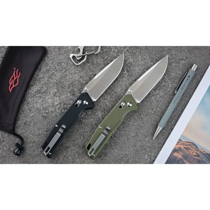 Ніж складаний туристичний  Firebird FB7601 (8.7 см) 440С / G10 чорний