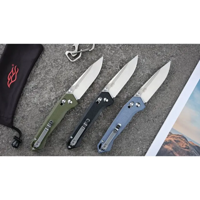 Ніж складаний туристичний  Firebird FB7651 (8.3 см) 440С / G10 сірий