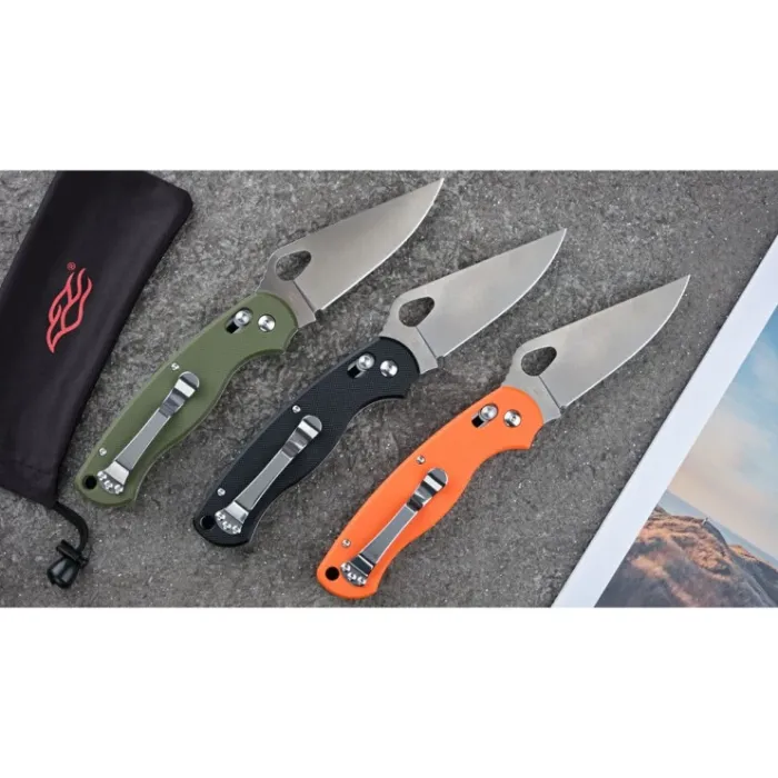 Ніж складаний туристичний Ganzo G729 (8.7 см) 440C / G10 зелений