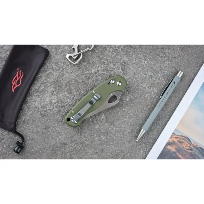 Ніж складаний туристичний Ganzo G729 (8.7 см) 440C / G10 зелений