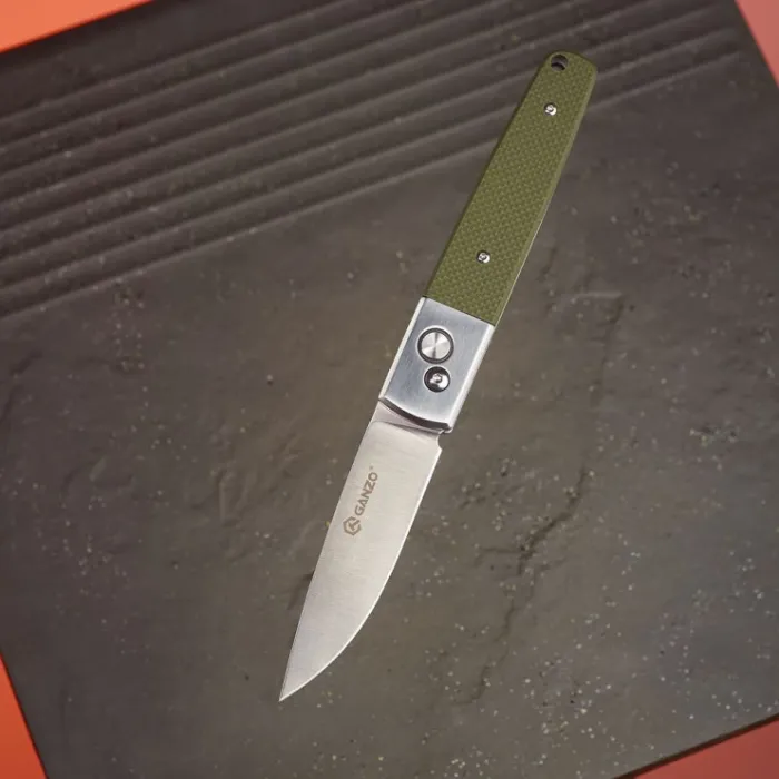 Ніж складаний туристичний Ganzo G7211 (8.5 см) 440C / G10 зелений