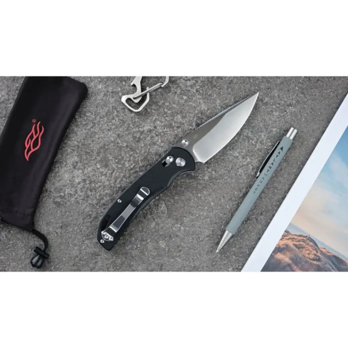 Ніж складаний туристичний Ganzo G7531 (8.9 см) 440С / G10 чорний