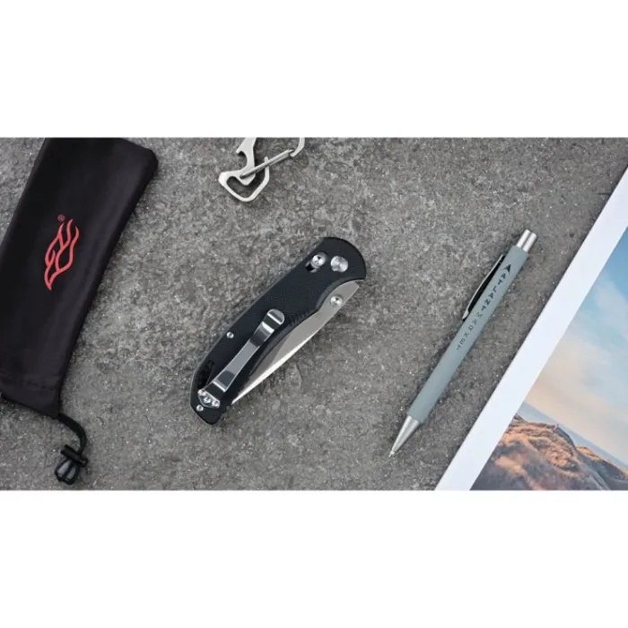 Ніж складаний туристичний Ganzo G7531 (8.9 см) 440С / G10 чорний
