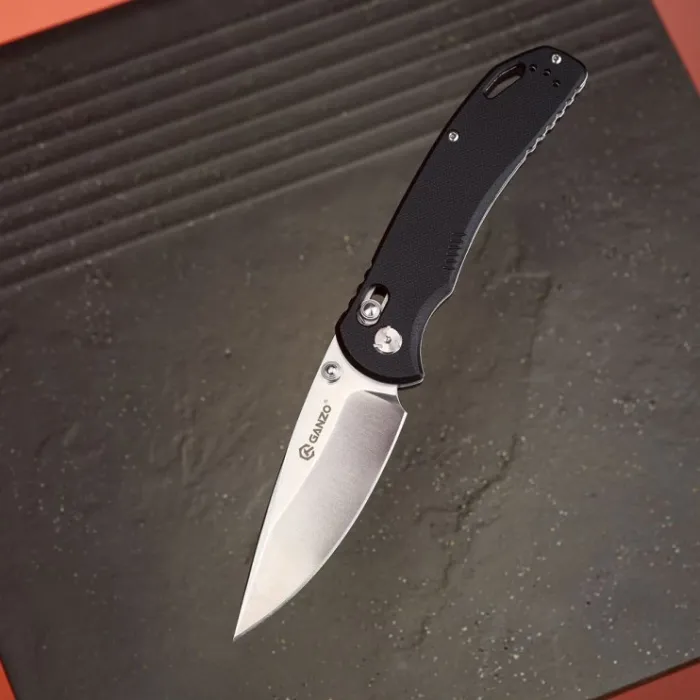 Ніж складаний туристичний Ganzo G7531 (8.9 см) 440С / G10 чорний