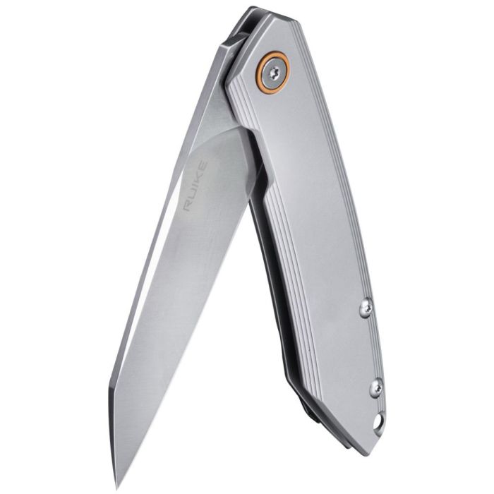 Ніж складаний туристичний Ruike P831S-SA, (8.5 см) 14C28N / 3cr14n сірий