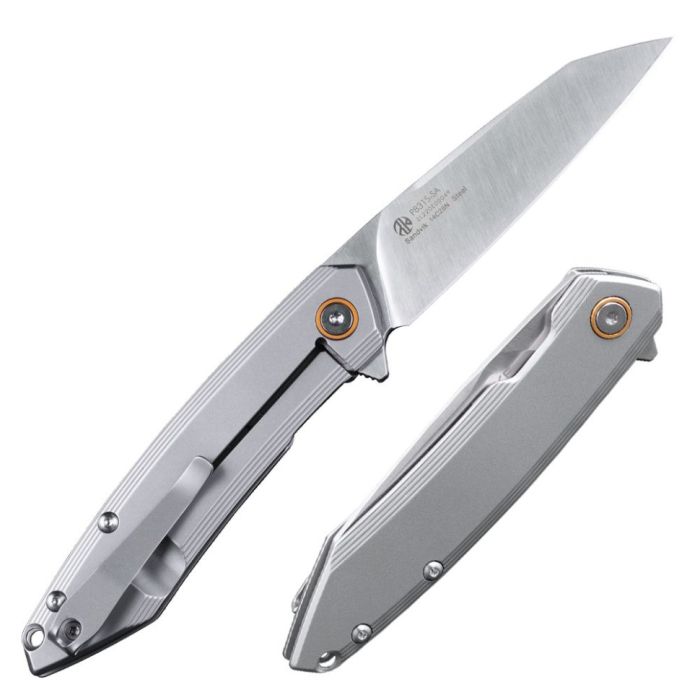 Ніж складаний туристичний Ruike P831S-SA, (8.5 см) 14C28N / 3cr14n сірий