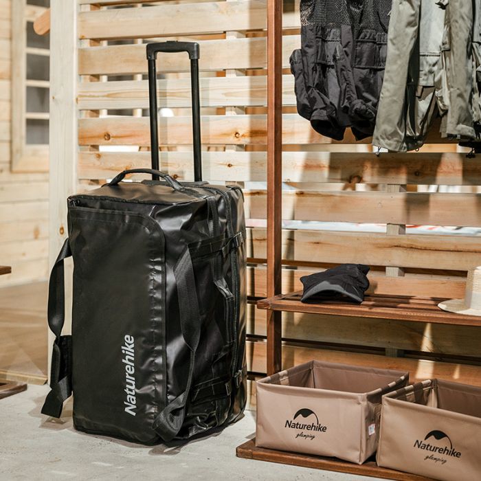 Сумка на колесах Naturehike NH21LX002, розмір М, чорна