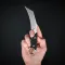 Ніж фіксований туристичний Ruike FS68, (8.6 см) 14C28N / G10 чорний