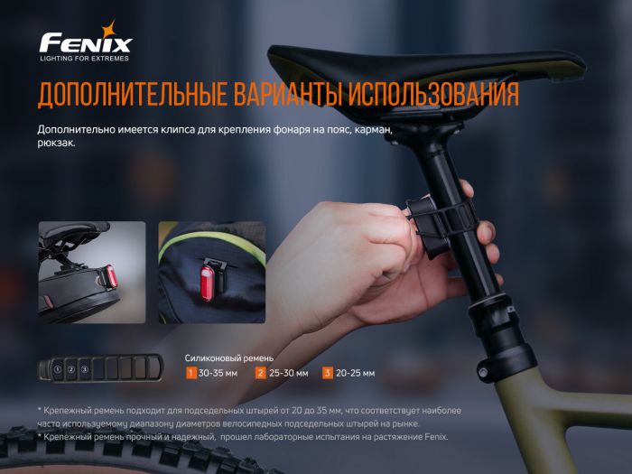 Велофара задняя Fenix ​​BC05R V2.0