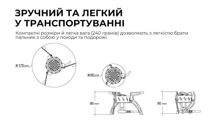 Газовий пальник BRS-107