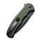 Ніж складаний кишеньковий Civivi Mini Praxis, (7.5 см) D2 / G10 зелений 