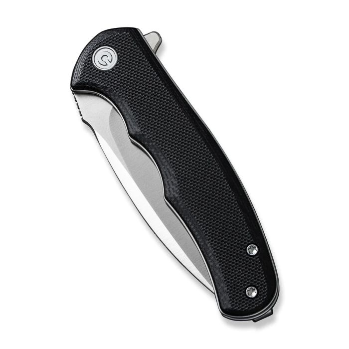 Ніж складаний кишеньковий Civivi Mini Praxis, (7.5 см) D2 / G10 чорний
