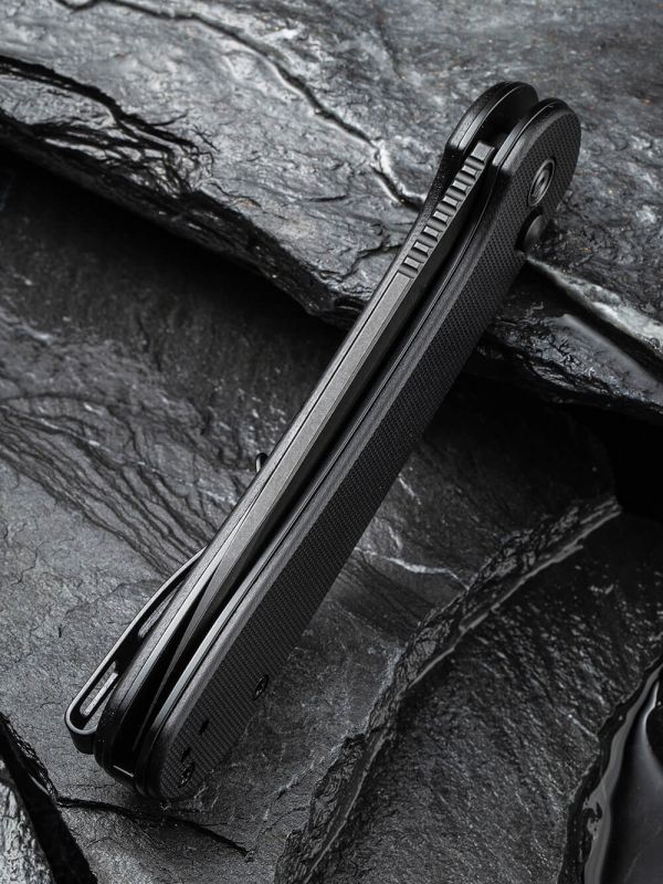 Ніж складаний туристичний Civivi Elementum Pocket, (8.9 см) 14C28N / G10 чорний 