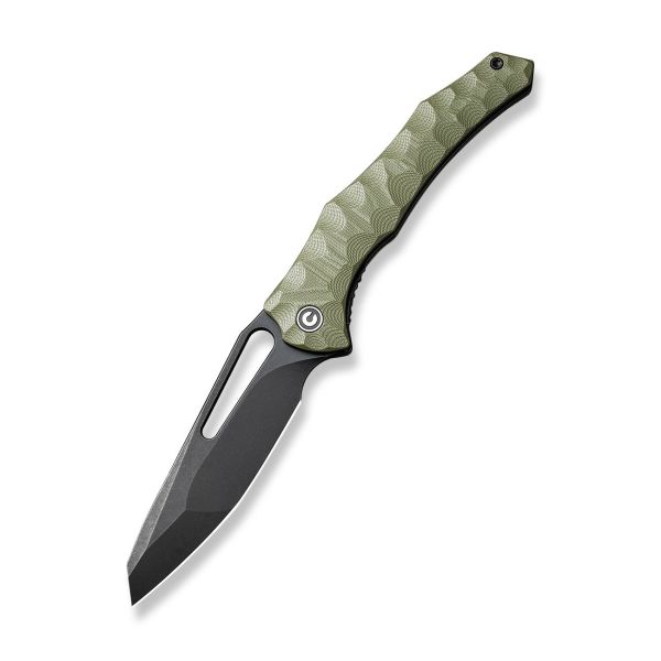Ніж складаний туристичний Civivi Spiny Dogfish, (8.8 см) 14C28N / G10 зелений