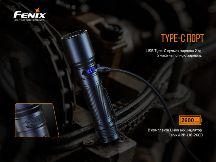 Фонарь ручной Fenix ​​C6V3.0