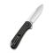 Ніж складаний кишеньковий Civivi Elementum, (7.5 см) D2 / Micarta коричневий