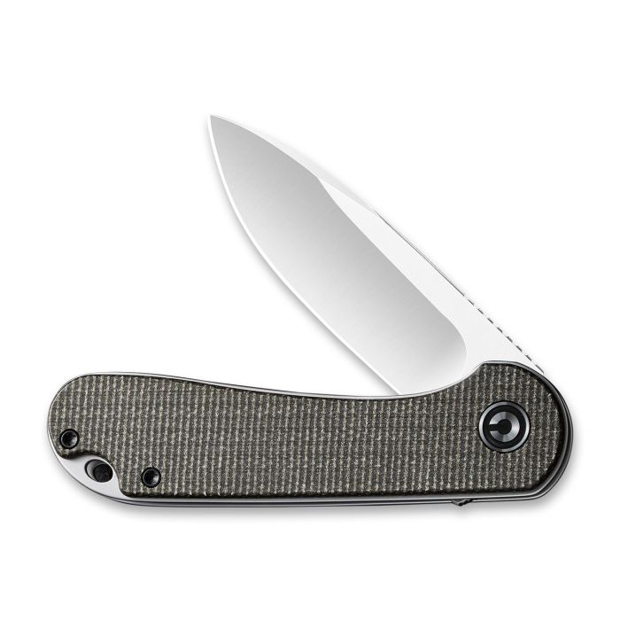 Ніж складаний кишеньковий Civivi Elementum, (7.5 см) D2 / Micarta коричневий