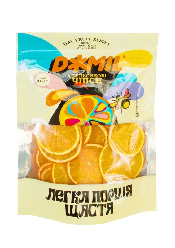 Чипси фруктові Джміль Апельсинові