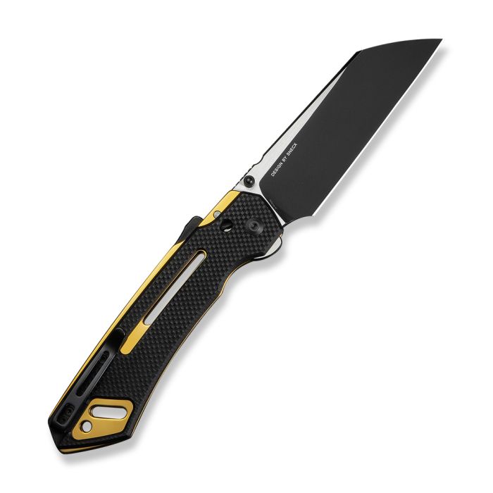 Ніж складаний тактичний Civivi Buster FG, (10.7 см) Nitro-V / G10 чорно-золотий